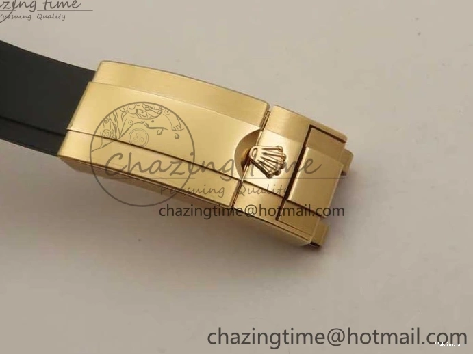 Black on 126655 Black 1:1 Bezel VS3235 Yacht-Master Edition Best Rubber Strap Ceramic RG 3EF 0415